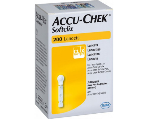 Ланцети Accu-Chek Softclix (Акку-Чек Софткликс) 200шт.