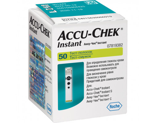 Тест полоски Accu-Chek Instant (Акку-Чек Инстант) 50шт
