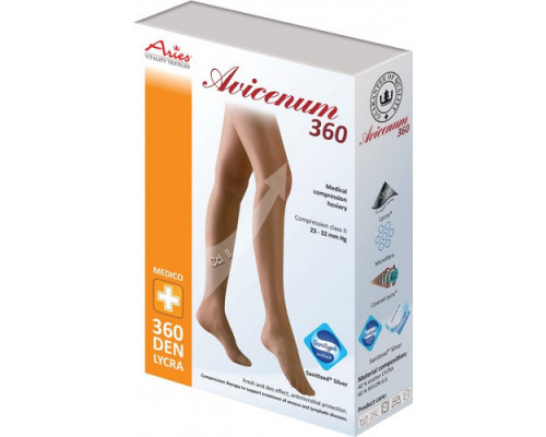 Гольфы компрессионные 2 класс компрессии (23-32мм.рт.ст.) Avicenum 360, Aries