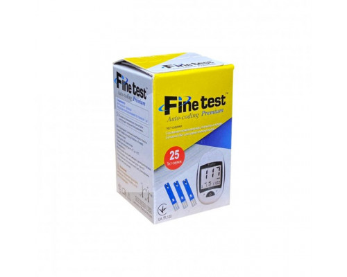 Тест-полоски Fine test Avto-coding Premium - 25шт. в упаковке
