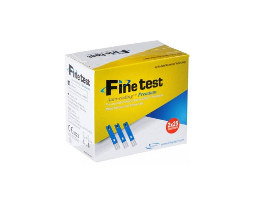 Тест-полоски Fine test Avto-coding Premium - 50шт. в упаковке