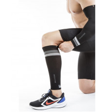 Компресійні гетри для спорту чоловічі, чорно-сірі Relaxsan 803 BG Sport Socks (Італія)