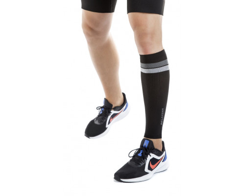 Компресійні гетри для спорту чоловічі, чорно-сірі Relaxsan 803 BG Sport Socks (Італія)