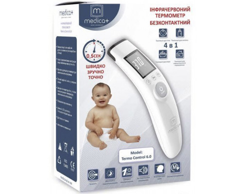 Бесконтактный инфракрасный термометр детский Medica-Plus Termo control 6.0