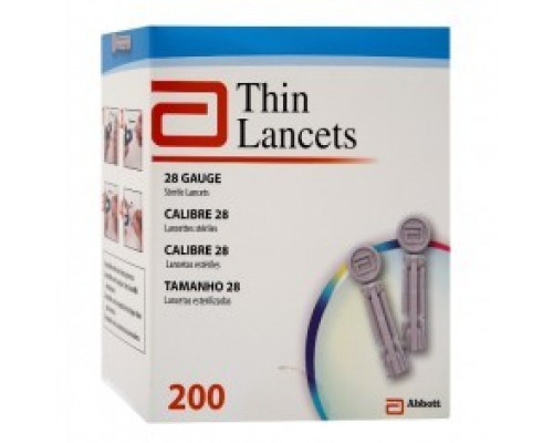 Ланцеты Thin Lancets, 200 шт. в уп.