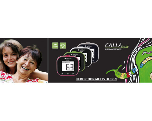Глюкометр Wellion CALLA Light, набор для измерения глюкозы, (Австрия)