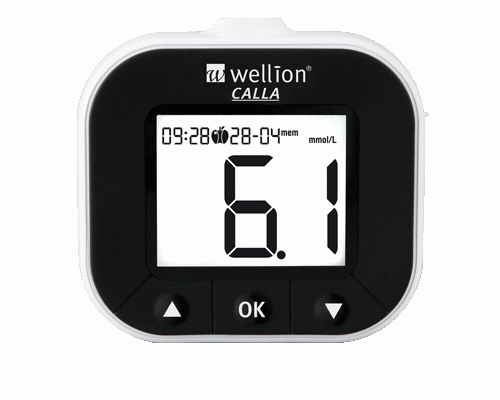 Глюкометр Wellion CALLA Light, набор для измерения глюкозы, (Австрия)