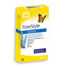 Тест-смужки FreeStyle Optium (ФріСтайл Оптіум) №50 - 50шт. в упаковці