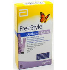 Тест-смужки FreeStyle Optium β-Ketone (Бета-Кетон) №10