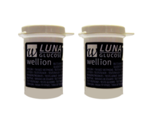 Тест-полоски для измерения уровня глюкозы Wellion LUNA Duo (Австрия) 50 штук в упаковке