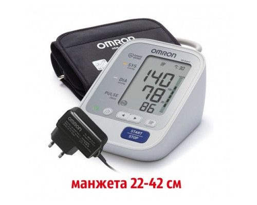Автоматический тонометр Omron M3 Expert + адаптер сети (Япония)