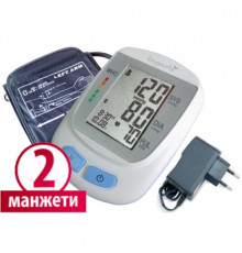 Автоматичний тонометр з двома манжетами та адаптером Longevita BP-103